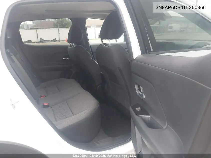 2026 NISSAN KICKS VIN 3N8AP6CB4TL360366 — фото 8