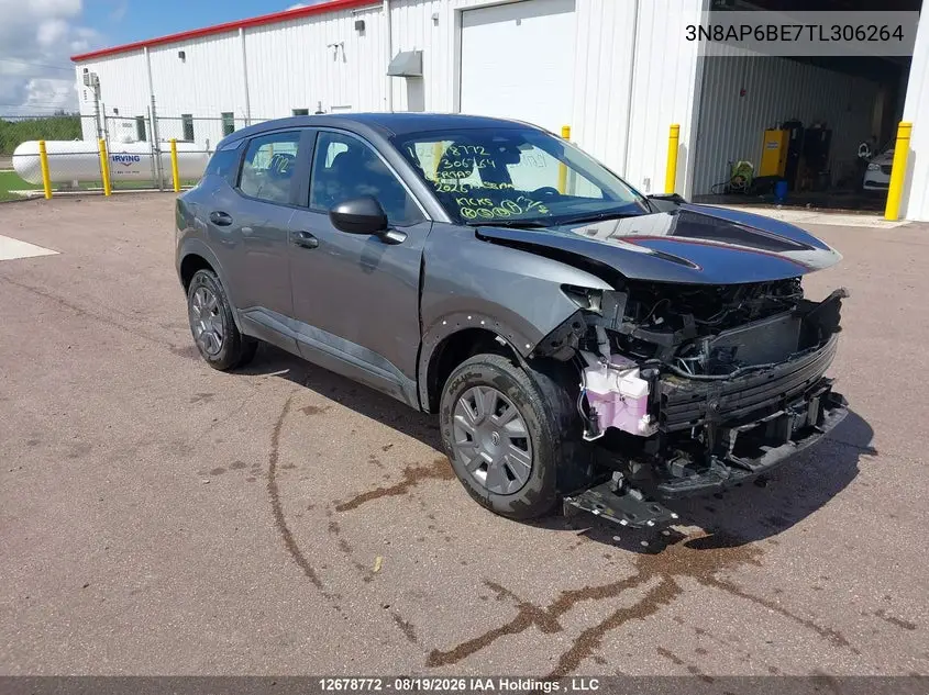 NISSAN KICKS 2026, VIN 3N8AP6BE7TL306264