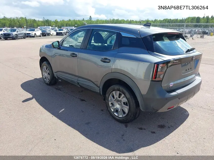 2026 NISSAN KICKS VIN 3N8AP6BE7TL306264 — фото 3