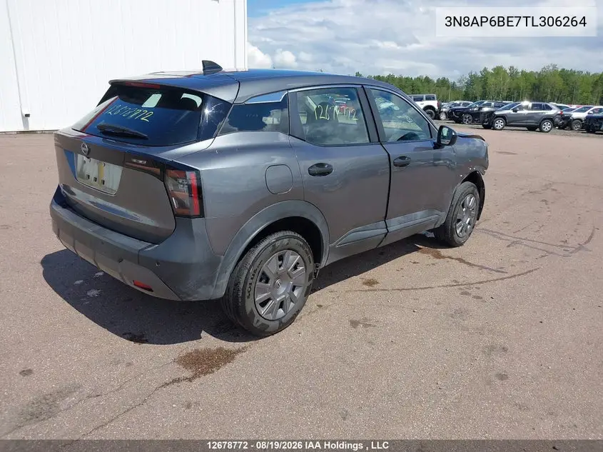 2026 NISSAN KICKS VIN 3N8AP6BE7TL306264 — фото 4