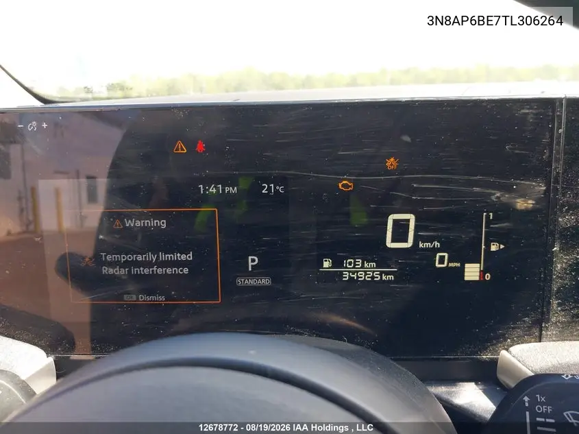 2026 NISSAN KICKS VIN 3N8AP6BE7TL306264 — фото 7
