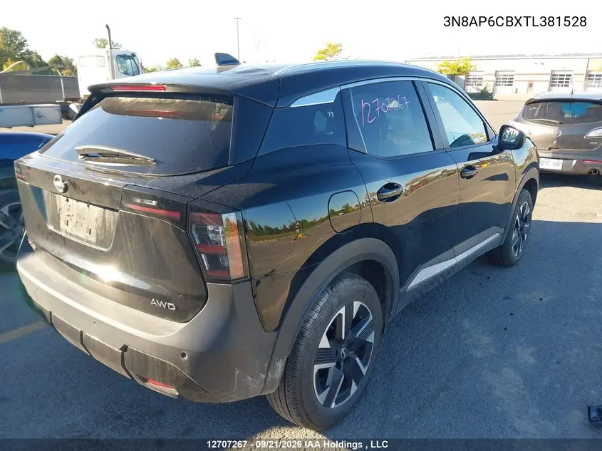 2026 NISSAN KICKS VIN 3N8AP6CBXTL381528 — фото 4