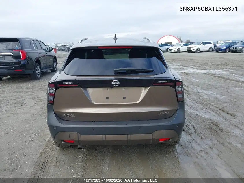 2026 NISSAN KICKS VIN 3N8AP6CBXTL356371 — фото 16