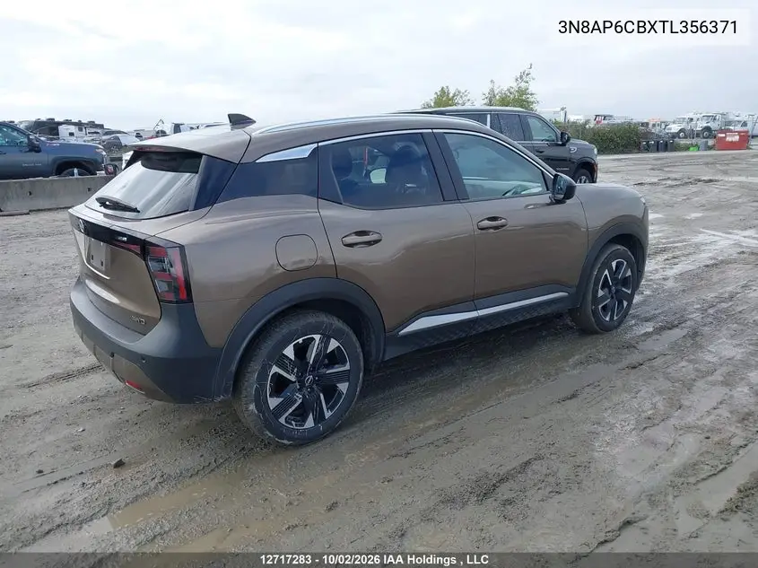 2026 NISSAN KICKS VIN 3N8AP6CBXTL356371 — фото 4
