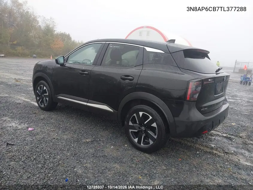 2026 NISSAN KICKS VIN 3N8AP6CB7TL377288 — фото 3