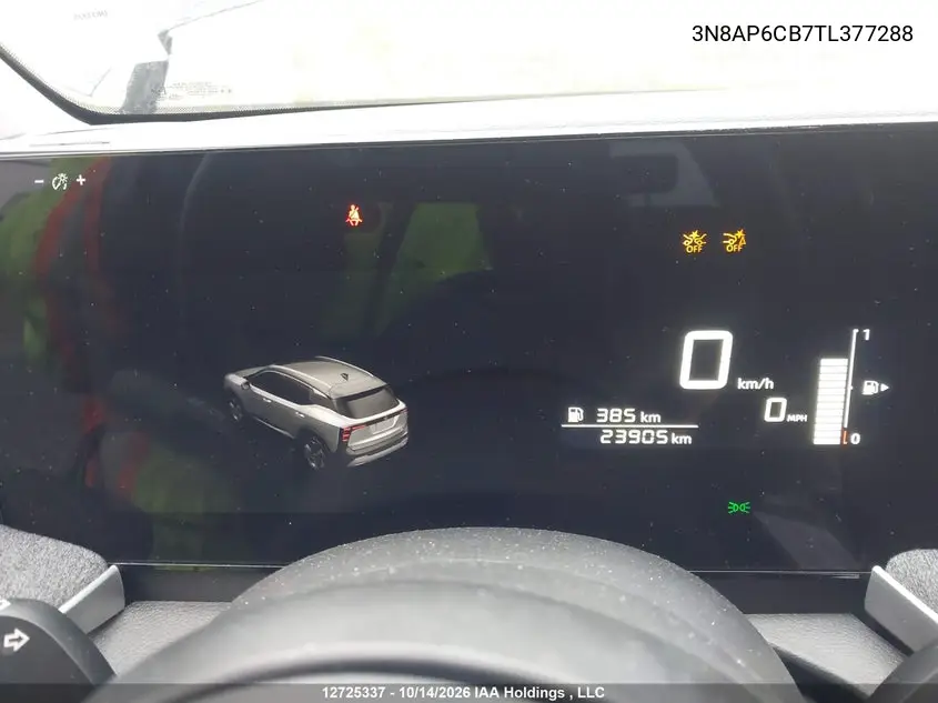 2026 NISSAN KICKS VIN 3N8AP6CB7TL377288 — фото 7
