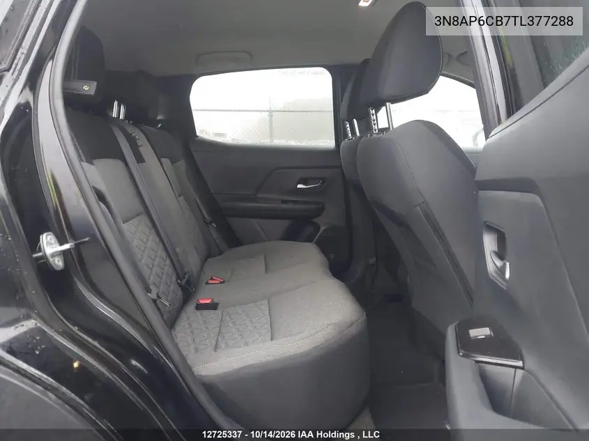 2026 NISSAN KICKS VIN 3N8AP6CB7TL377288 — фото 8