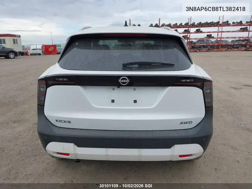 2026 NISSAN KICKS VIN 3N8AP6CB8TL382418 — фото 16