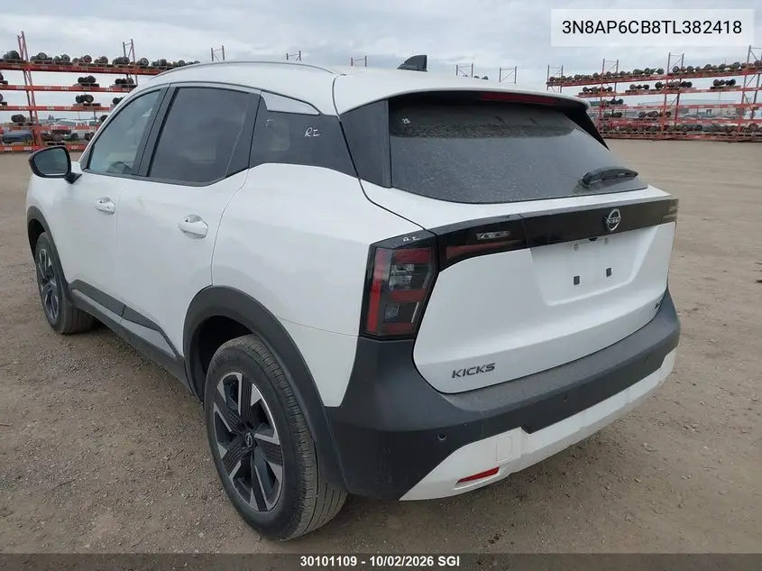 2026 NISSAN KICKS VIN 3N8AP6CB8TL382418 — фото 3