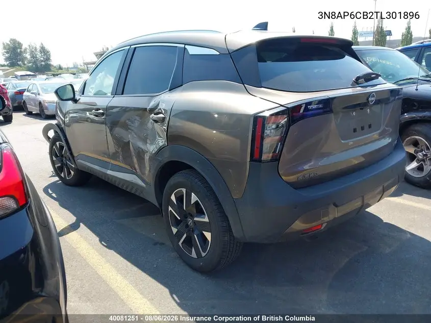 2026 NISSAN KICKS VIN 3N8AP6CB2TL301896 — фото 3