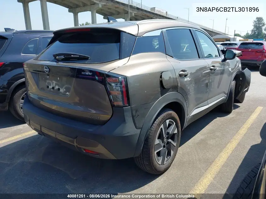 2026 NISSAN KICKS VIN 3N8AP6CB2TL301896 — фото 4