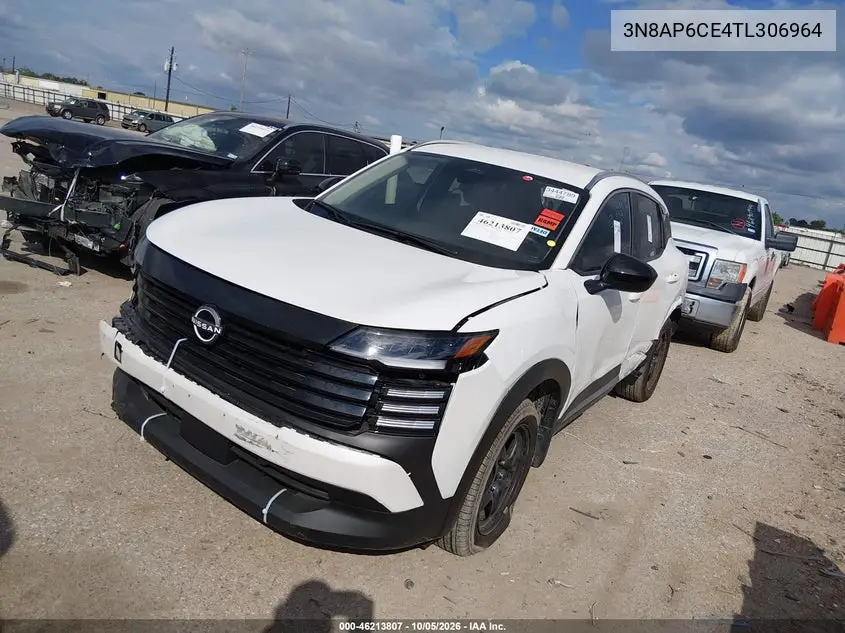 2026 NISSAN KICKS VIN 3N8AP6CE4TL306964 — фото 2