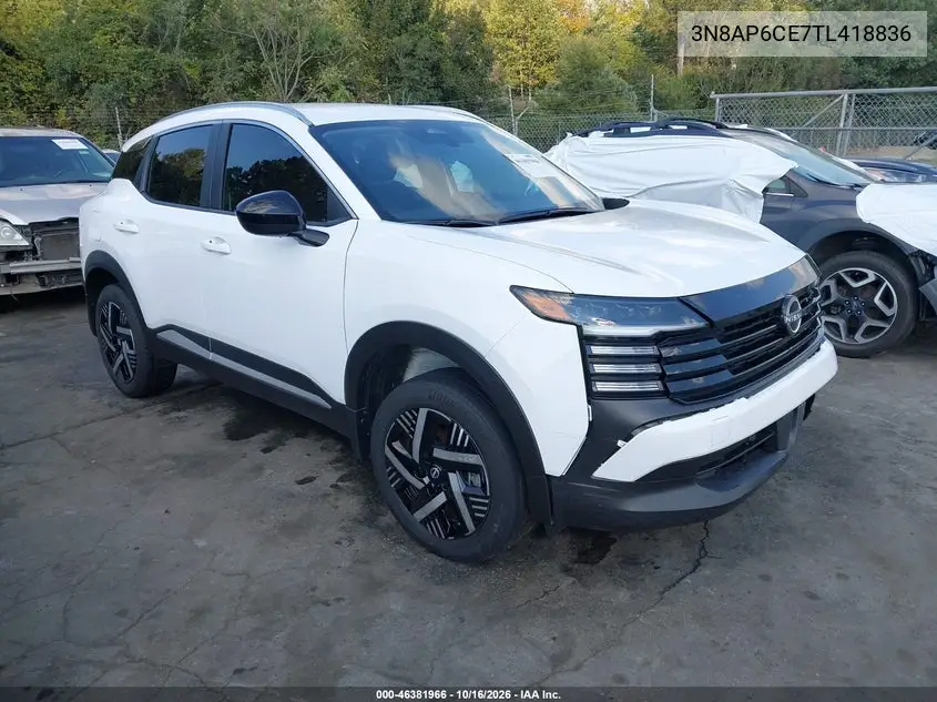 NISSAN KICKS 2026, VIN 3N8AP6CE7TL418836