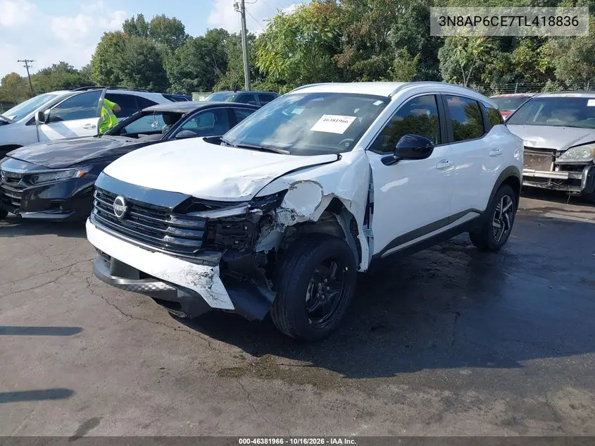 2026 NISSAN KICKS VIN 3N8AP6CE7TL418836 — фото 2