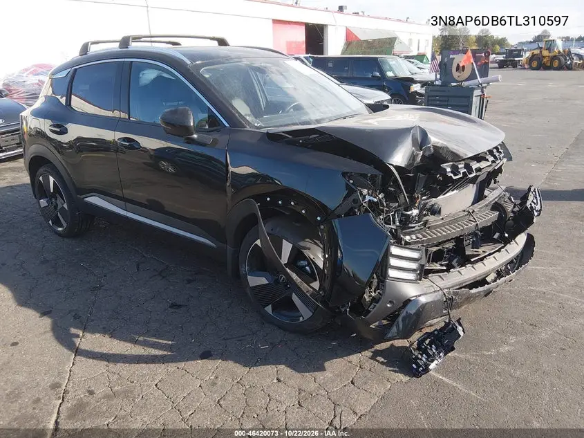 NISSAN KICKS 2026, VIN 3N8AP6DB6TL310597