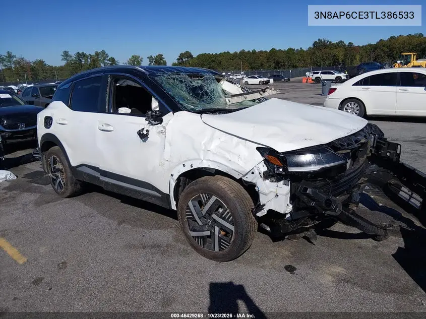 NISSAN KICKS 2026, VIN 3N8AP6CE3TL386533