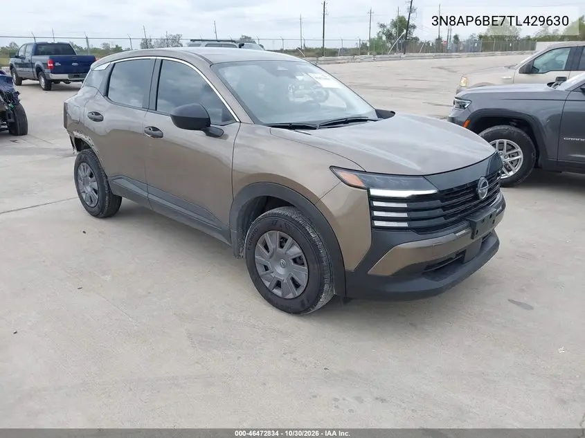 NISSAN KICKS 2026, VIN 3N8AP6BE7TL429630