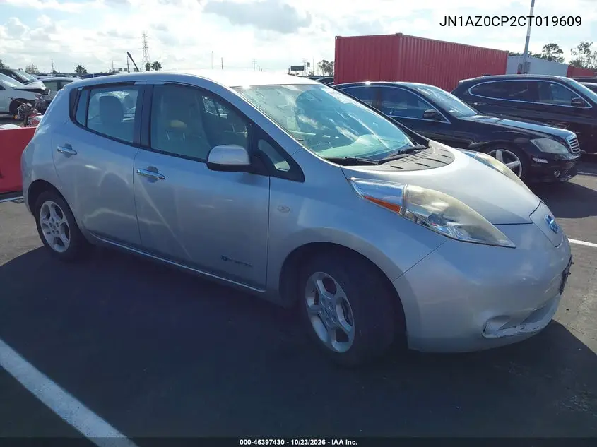 NISSAN LEAF 2012, VIN JN1AZ0CP2CT019609