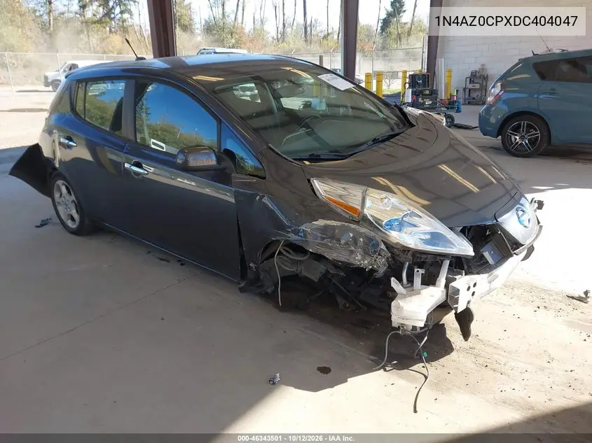 NISSAN LEAF 2013, VIN 1N4AZ0CPXDC404047