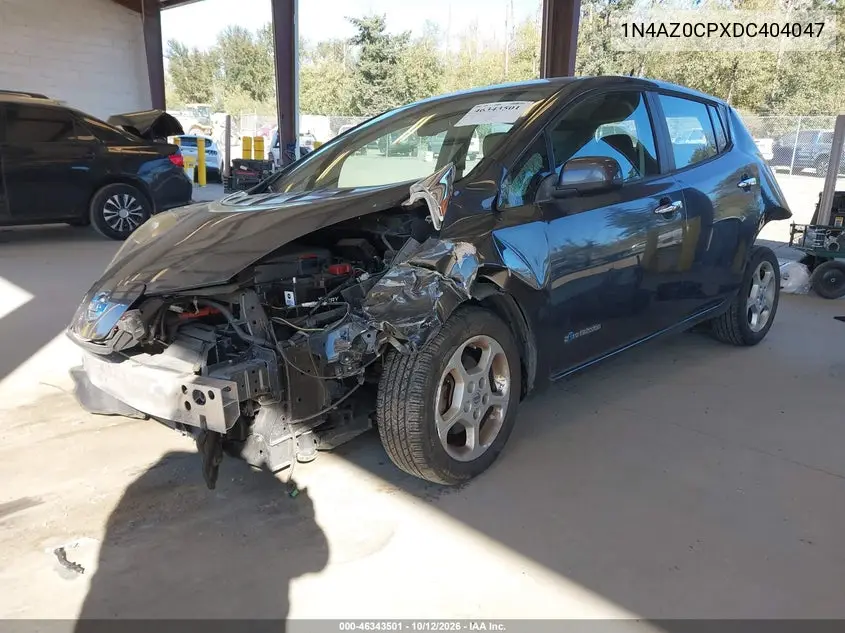 2013 NISSAN LEAF VIN 1N4AZ0CPXDC404047 — фото 2