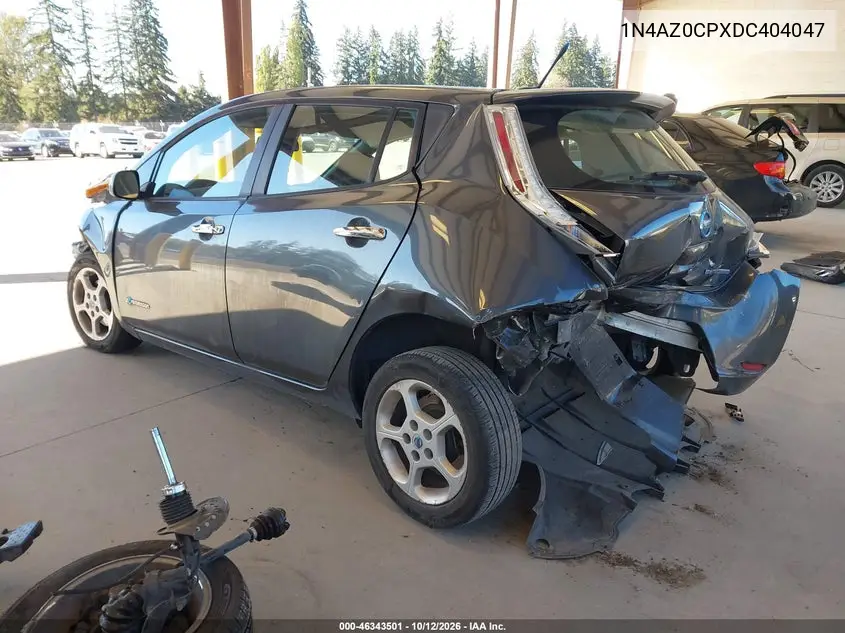 2013 NISSAN LEAF VIN 1N4AZ0CPXDC404047 — фото 3