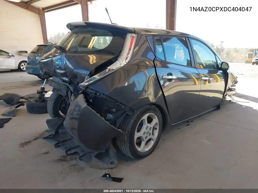 2013 NISSAN LEAF VIN 1N4AZ0CPXDC404047 — фото 4