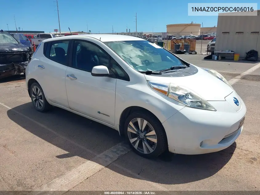NISSAN LEAF 2013, VIN 1N4AZ0CP9DC406016