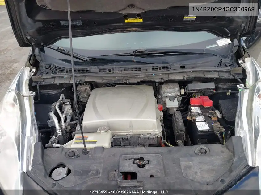 2016 NISSAN LEAF VIN 1N4BZ0CP4GC300968 — фото 10