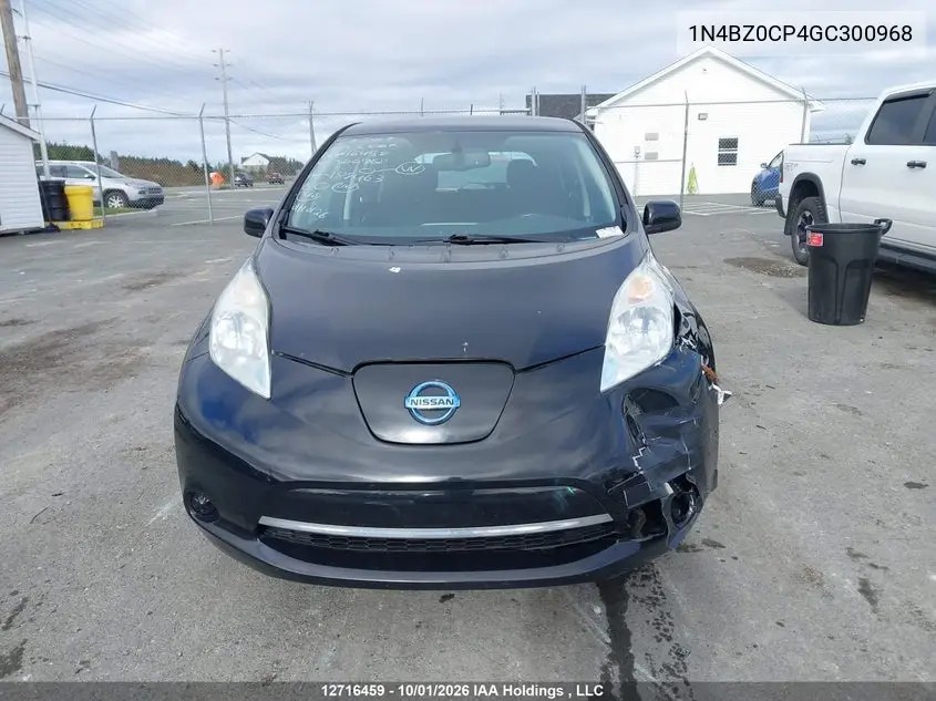 2016 NISSAN LEAF VIN 1N4BZ0CP4GC300968 — фото 12