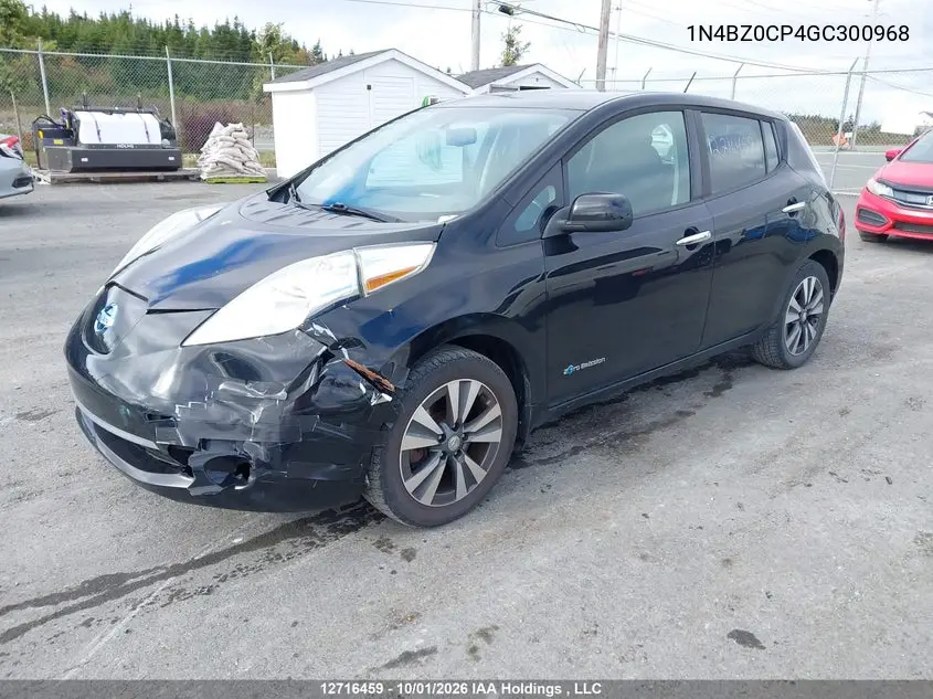 2016 NISSAN LEAF VIN 1N4BZ0CP4GC300968 — фото 2