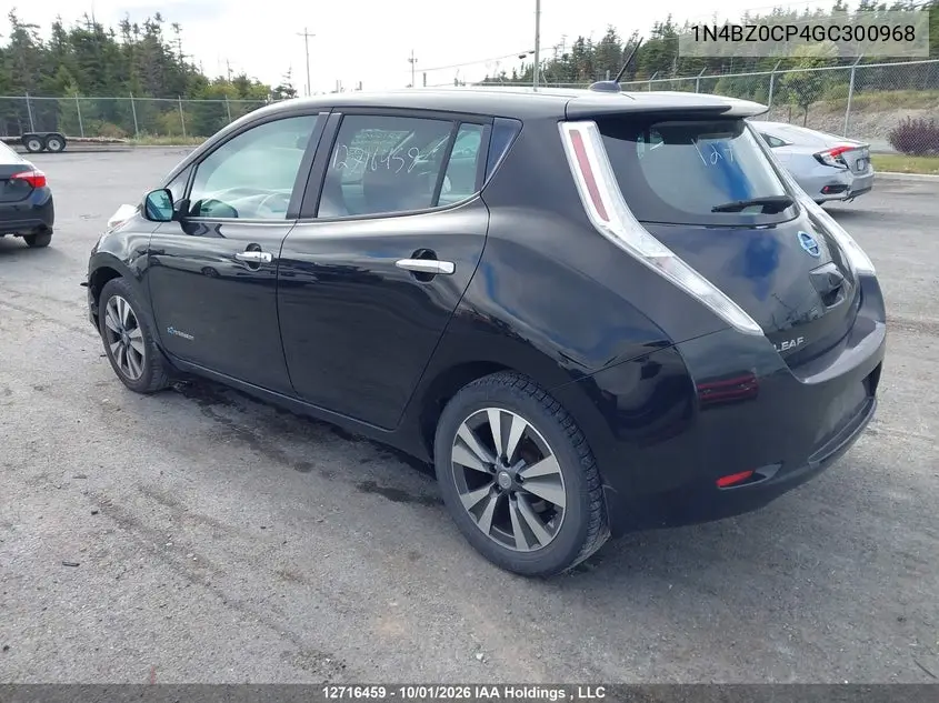 2016 NISSAN LEAF VIN 1N4BZ0CP4GC300968 — фото 3