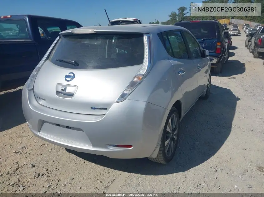 2016 NISSAN LEAF VIN 1N4BZ0CP2GC306381 — фото 4