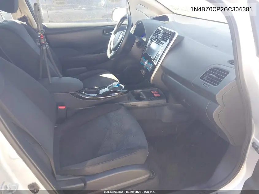 2016 NISSAN LEAF VIN 1N4BZ0CP2GC306381 — фото 5