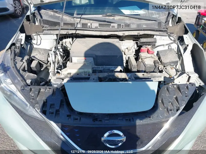 2018 NISSAN LEAF VIN 1N4AZ1CP7JC310418 — фото 10