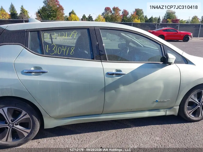 2018 NISSAN LEAF VIN 1N4AZ1CP7JC310418 — фото 14