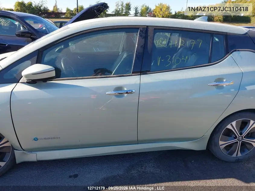 2018 NISSAN LEAF VIN 1N4AZ1CP7JC310418 — фото 15