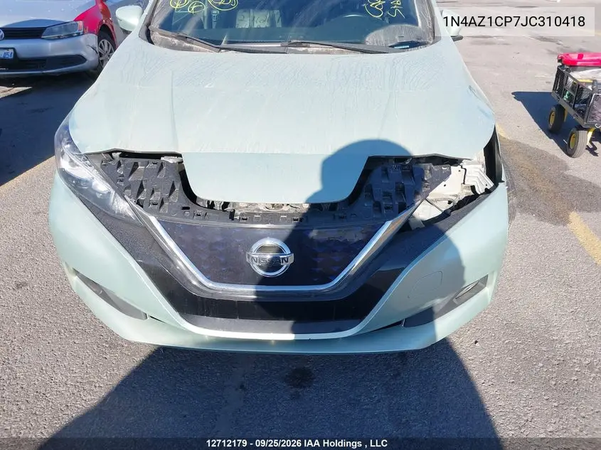 2018 NISSAN LEAF VIN 1N4AZ1CP7JC310418 — фото 6