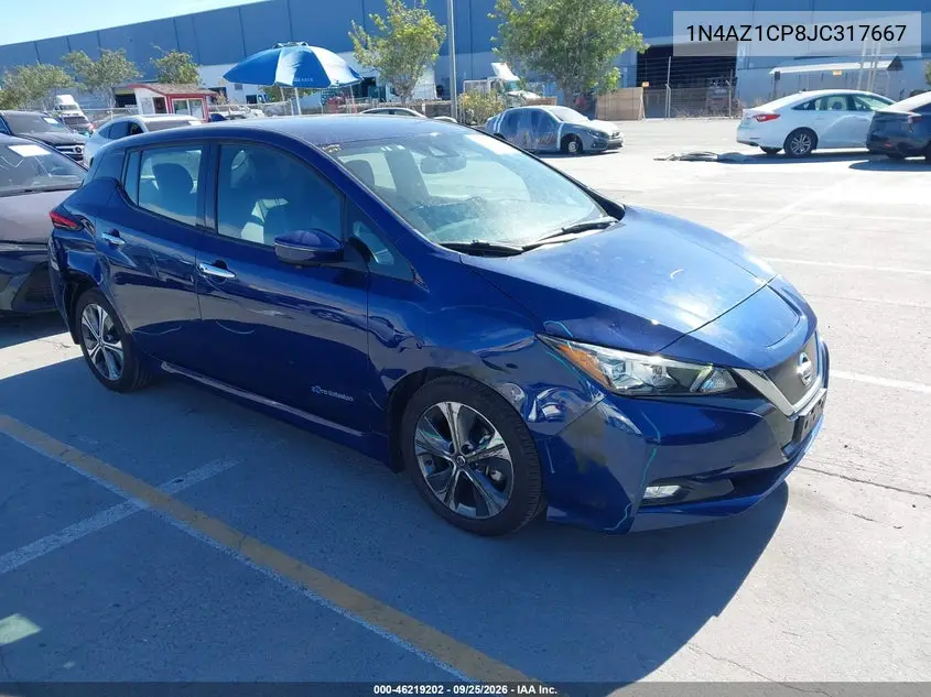 NISSAN LEAF 2018, VIN 1N4AZ1CP8JC317667