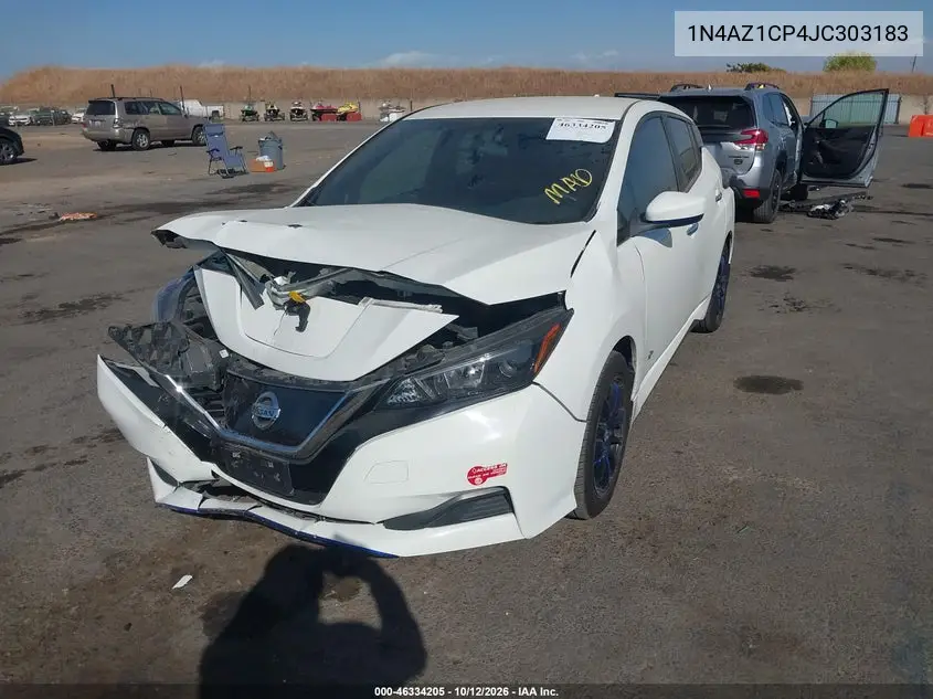 2018 NISSAN LEAF VIN 1N4AZ1CP4JC303183 — фото 2