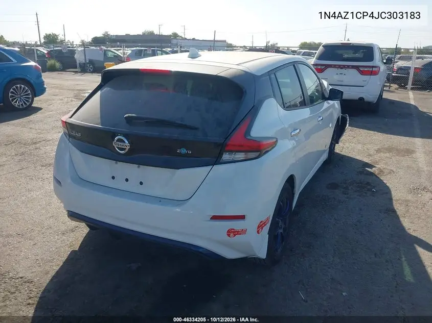2018 NISSAN LEAF VIN 1N4AZ1CP4JC303183 — фото 4