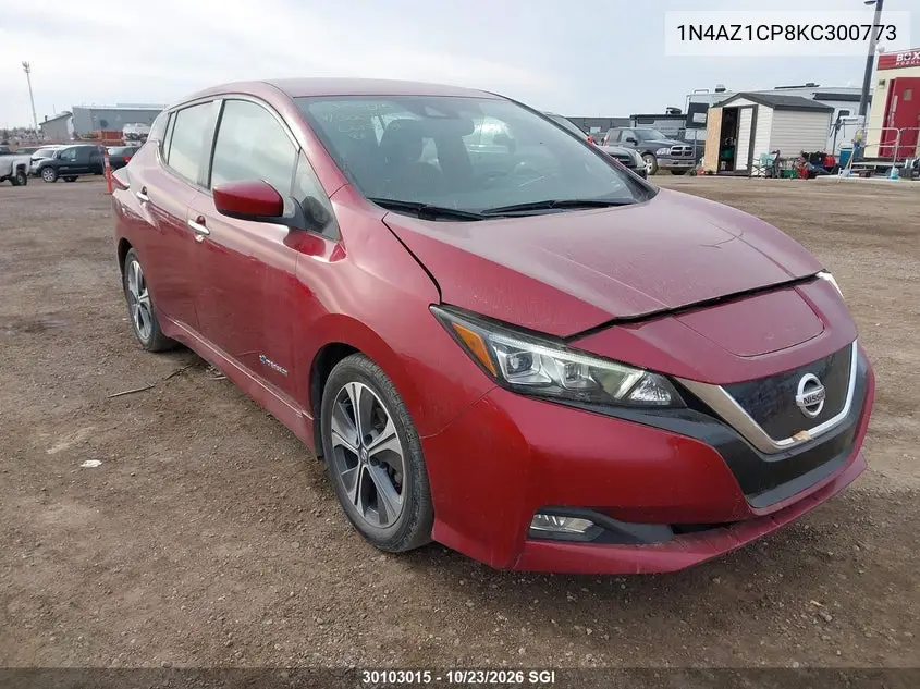 NISSAN LEAF 2019, VIN 1N4AZ1CP8KC300773