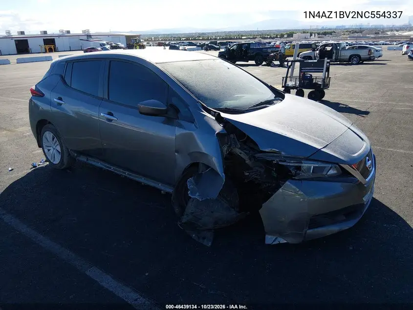 NISSAN LEAF 2022, VIN 1N4AZ1BV2NC554337
