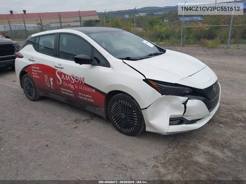 NISSAN LEAF 2023, VIN 1N4CZ1CV2PC551612