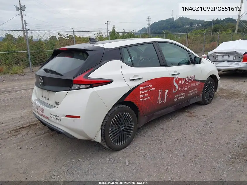 2023 NISSAN LEAF VIN 1N4CZ1CV2PC551612 — фото 4