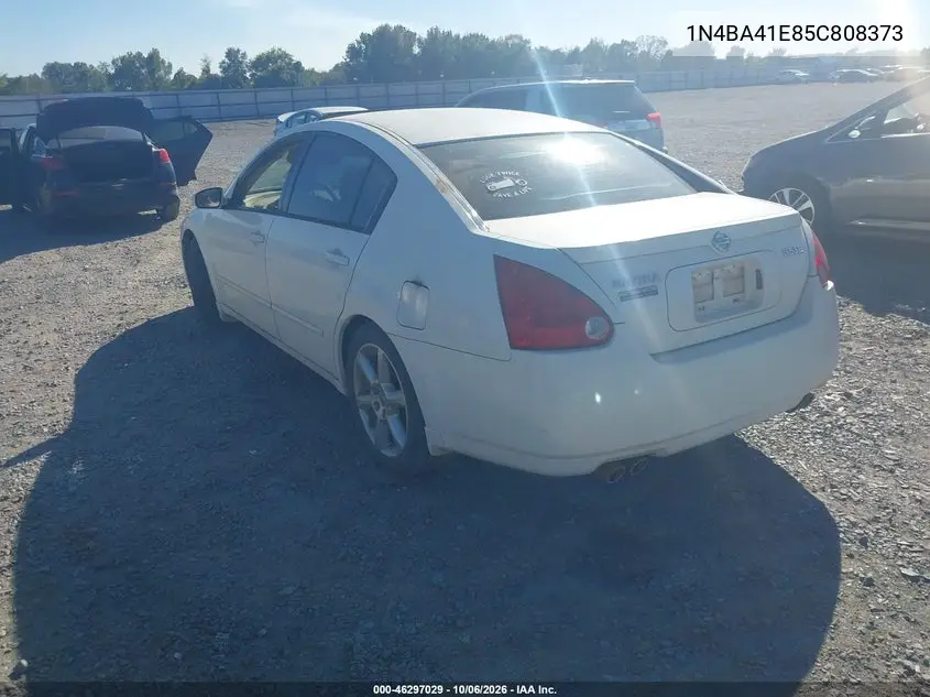 2005 NISSAN MAXIMA VIN 1N4BA41E85C808373 — фото 3