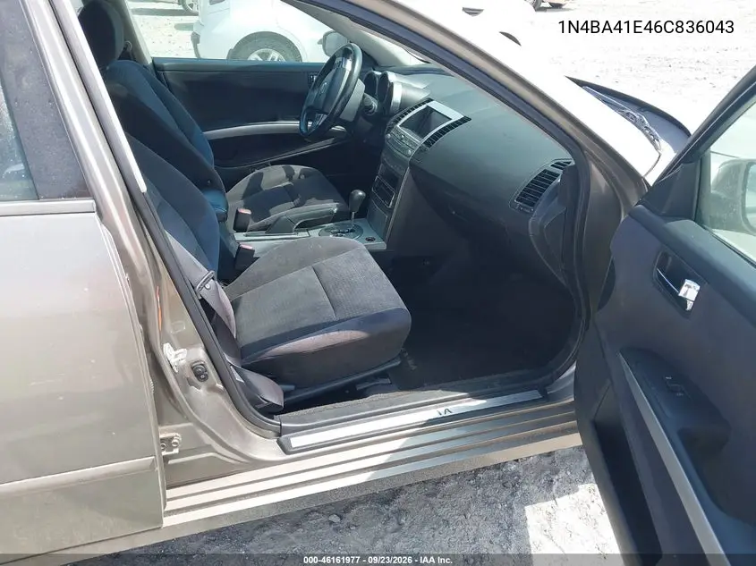 2006 NISSAN MAXIMA VIN 1N4BA41E46C836043 — фото 5