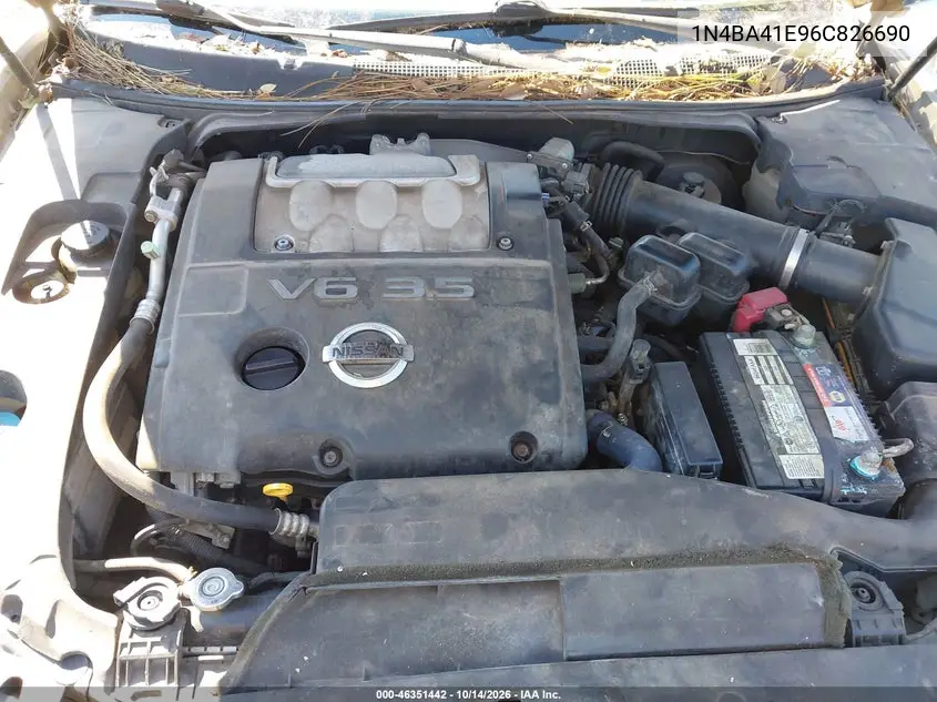 2006 NISSAN MAXIMA VIN 1N4BA41E96C826690 — фото 10