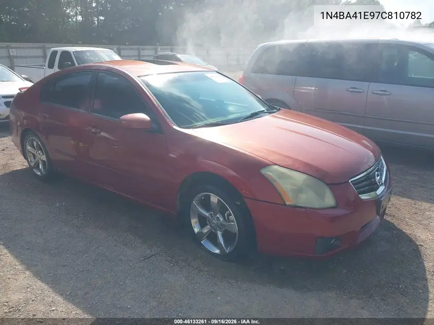 NISSAN MAXIMA 2007, VIN 1N4BA41E97C810782