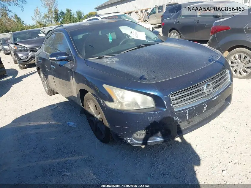 NISSAN MAXIMA 2010, VIN 1N4AA5AP0AC856463