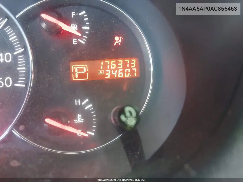 2010 NISSAN MAXIMA VIN 1N4AA5AP0AC856463 — фото 15